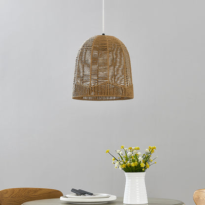 Pendant Lamps with Crafting Captivating Rattan Frame & Dimmable Switch