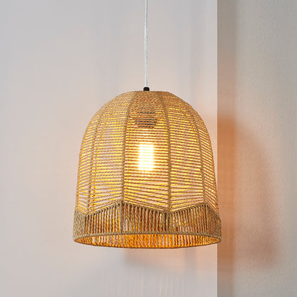 Pendant Lamps with Crafting Captivating Rattan Frame & Dimmable Switch