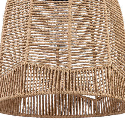 Pendant Lamps with Crafting Captivating Rattan Frame & Dimmable Switch