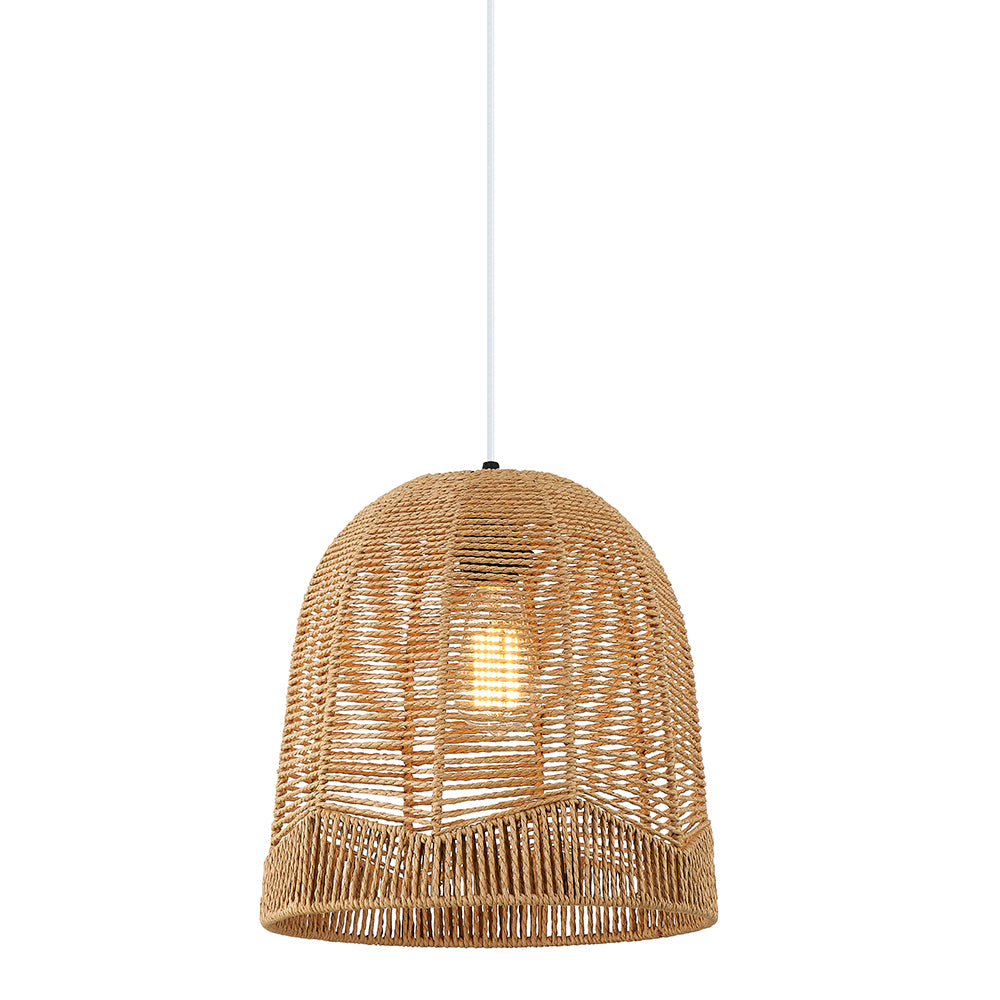 Pendant Lamps with Crafting Captivating Rattan Frame & Dimmable Switch