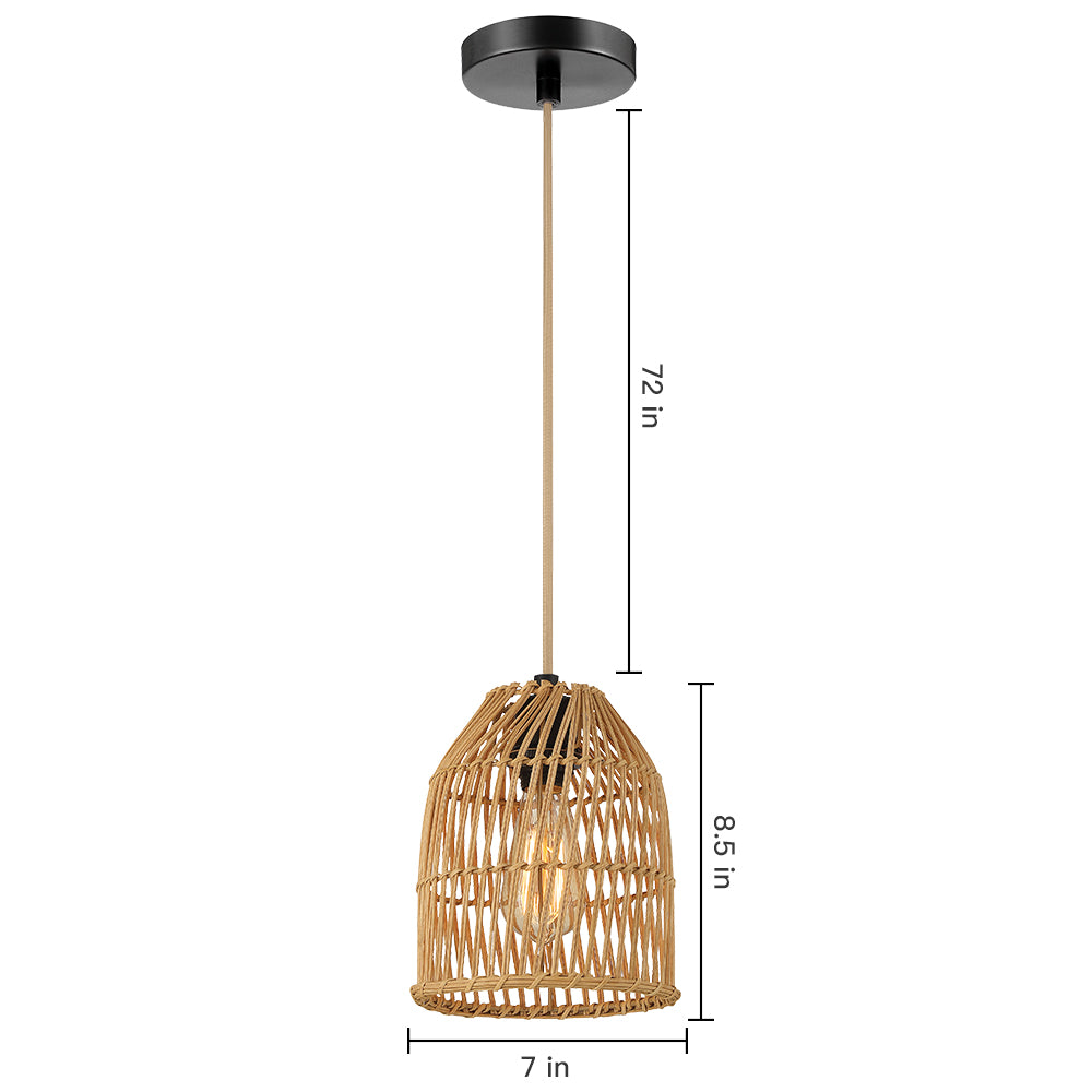 Adjustable Pendant Lamp with LED Bulb