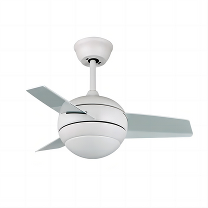 Design Small Ceiling Light and Fan for Kids Room 3 PCS Plastic Blade Mini Ceiling Fan with Light and Remote Control