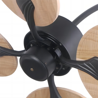 Wall Fans Wood Blades Wall Mounted Modern Wall Fan with Remote Control